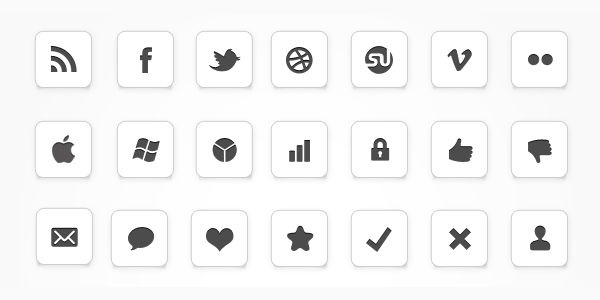 (2) minimale Logos als Hintergrund 