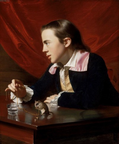 John Singleton Copley - A Boy with a Flying Squirrel (1765)