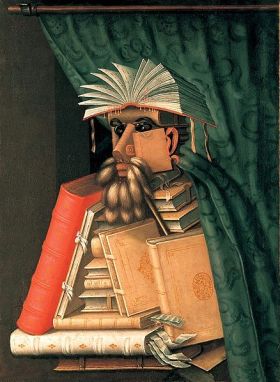 Giuseppe Arcimboldo: The Librarian (1566)