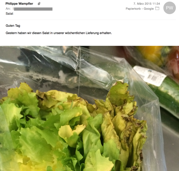 So beansprucht Herr Wampfler Kundenservice. Funktioniert wunderbar.