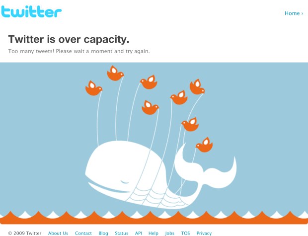Twitter _ Over capacity